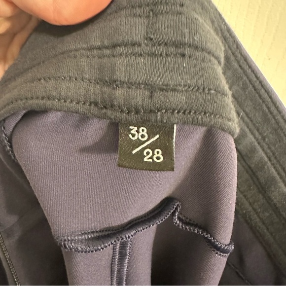 Public Rec  All Day Every Day Pants Mens Navy Blue Jogger 38/28 Elastic Waist - Picture 7 of 9